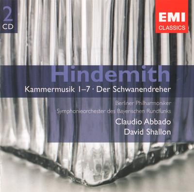 CD PAUL HINDEMITH - BERLINER PHILHARMO - Kammermusik 1-7 ? Der Schwanendrehe 094639771127 EMI Classics, E 2007 Europe Classical Used