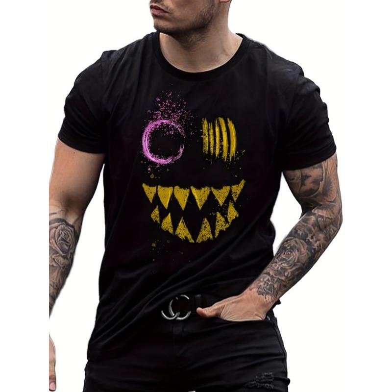 3D Duck Print Men's T-shirt Summer Daily Casual Men Loose Comfortable Short Sleeve Outdoor Street Men Sports Short Sleeve Top