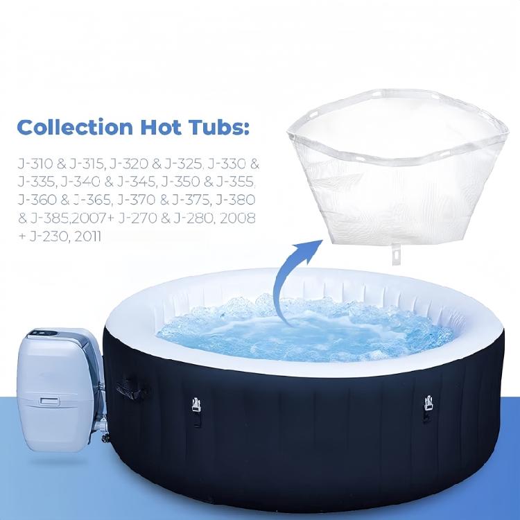 Professional Spa Filter Bag Practical Debris Collector Bag Nylong Texture Suitable for Bathtubs Efficient Hair Capture