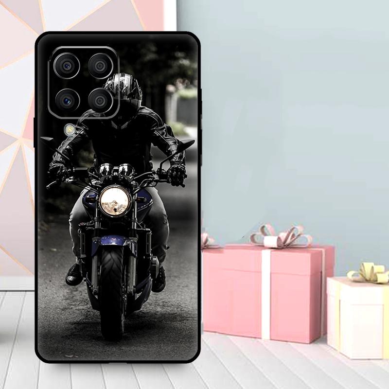 Motorcycle Motorbike Case For Samsung Galaxy M16 M31 M21 M13 M33 M53 M15 M35 M55 M36 M56 M12 M32 M52 M14 M34 M54