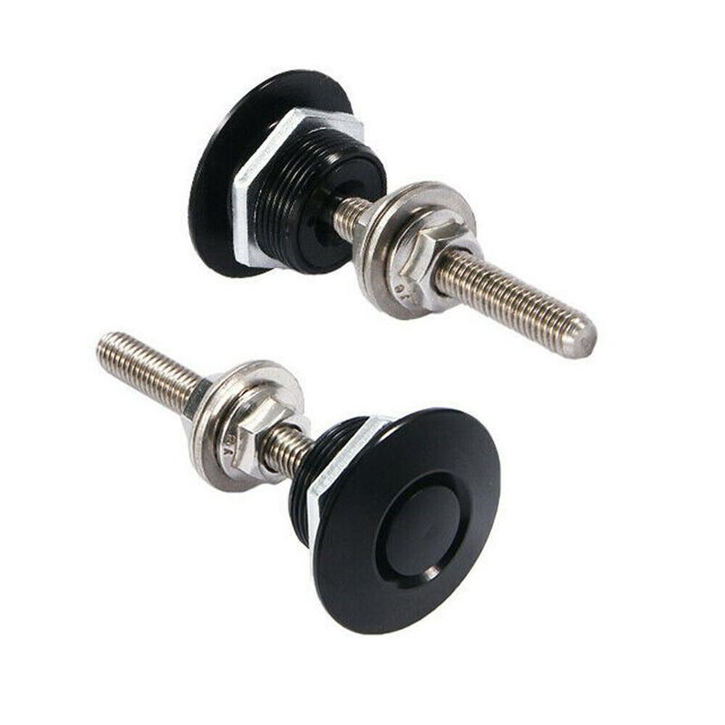 Universal Druckknopf Billet Schnellverschluss Befestigungsset Rennwagen Frontstoßstange Motorhaube Pin Motorhaubenverschluss Riegel Clip Bodykit