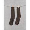 Monfoot Men S Ribbed Long Neck SockS Brown