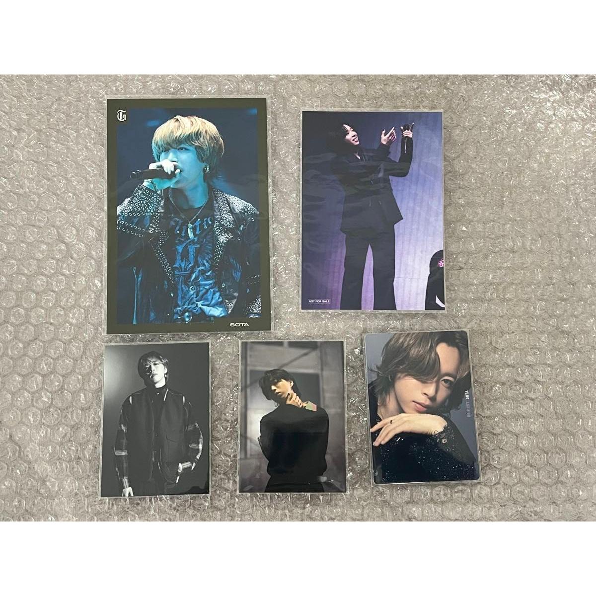 Used BE:FIRST Sota Postcard Bromide Trading Card