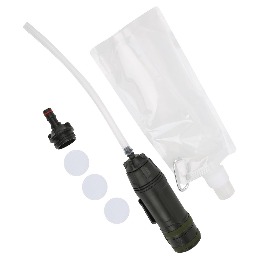 Outdoor Wasserfilter-Strohhalm mit Beutel-Kit Mini-Wasserreiniger für Notfall-Überlebensausrüstung