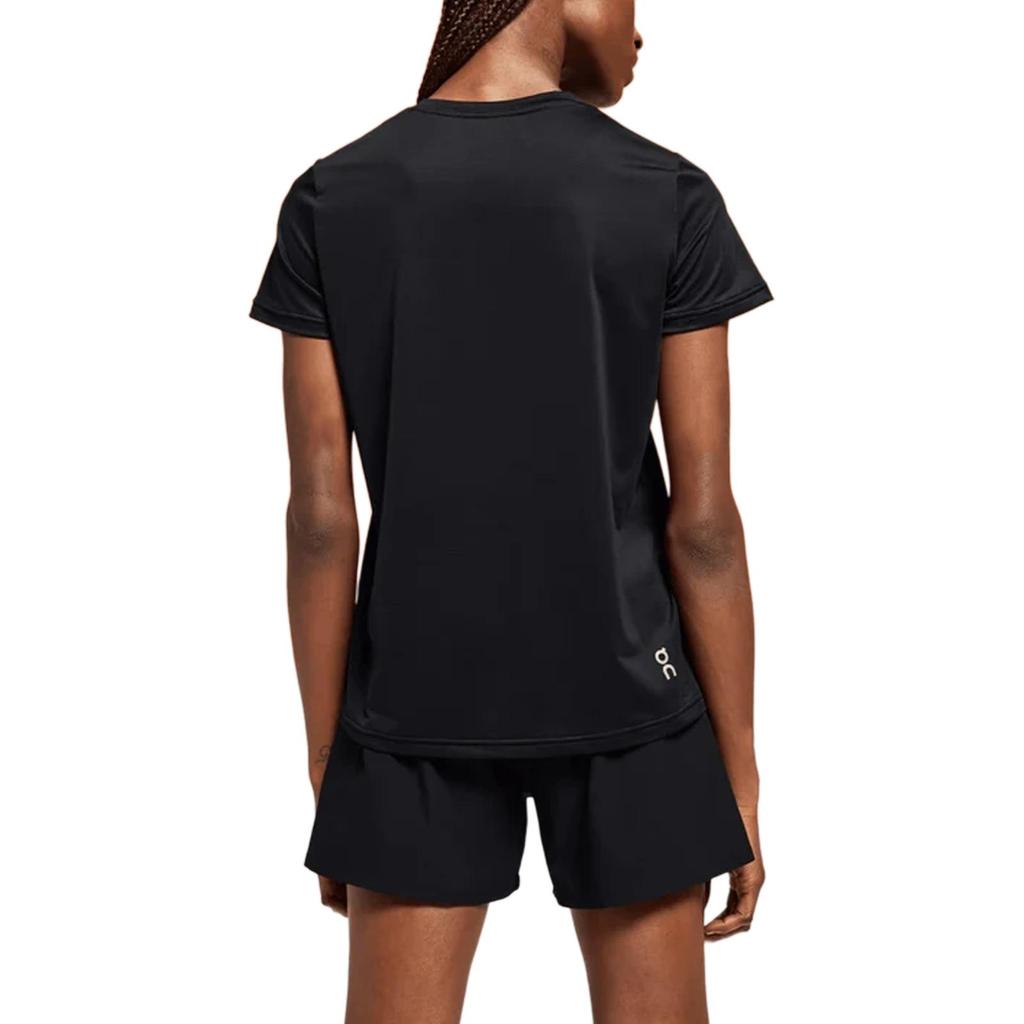 On Plain Logo Printed Pullover Short Sleeve T-Shirt Women Tops Black 1WE10580553