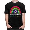 Men Neurodiversity Autism Spectrum ASD ADHD T Shirt Streetwear Short Sleeves 100 Cotton Colthing Creative Graphics Tees Shirt