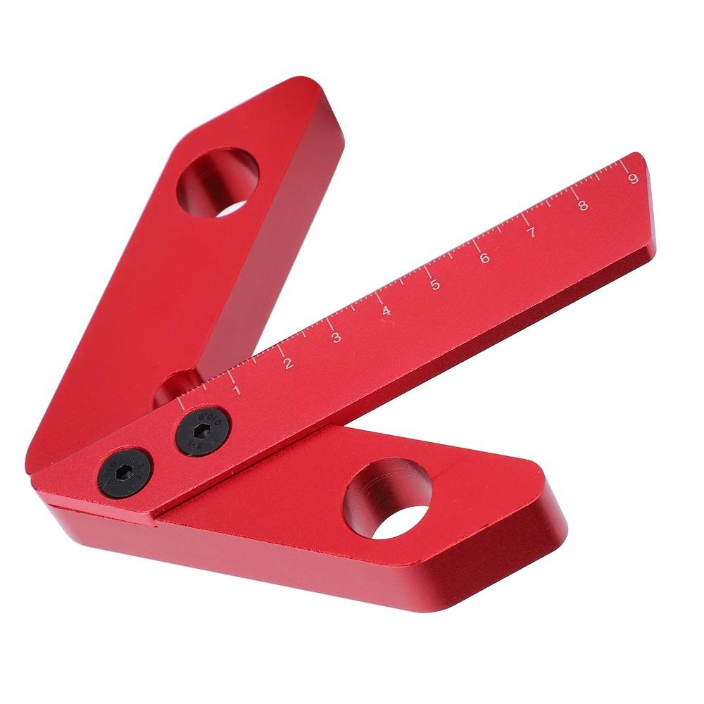 Aluminum Alloy Center Finder Scriber Square Center Scribe Line Gauge Center Finder For Carpenter