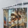 Artistic Painter Shower Curtain | Colorful and Creative Bathroom Decor