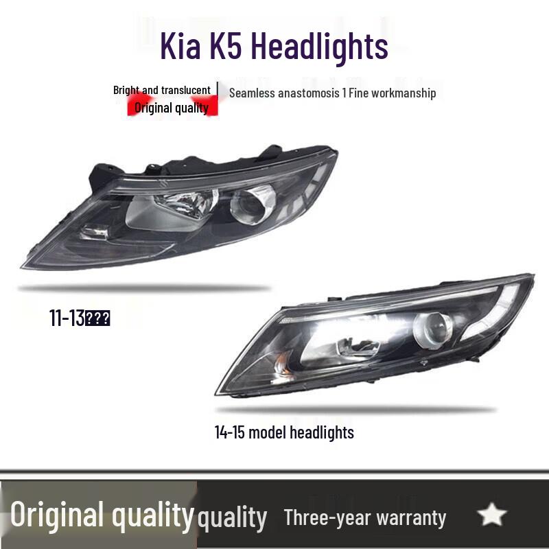 

Kia K5 2011-2015 Headlight Assembly with Daytime Running Light 11-13 Brand (Driver) Left