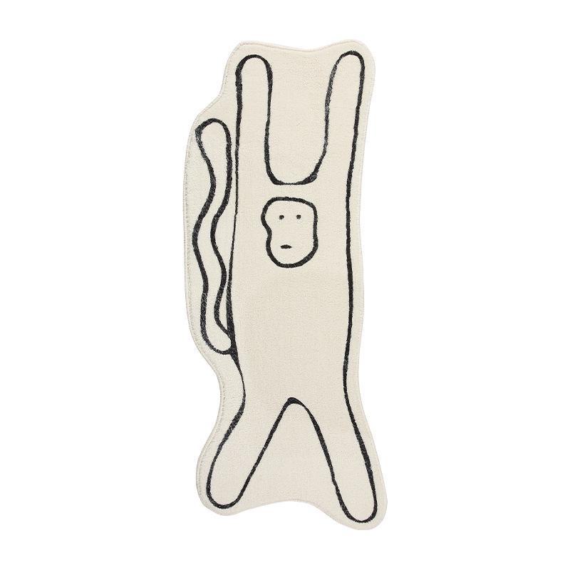 Modern Cat-Feel Imitation Cashmere Non-Slip Carpet for Bedroom, Living Room, and Coffee Table