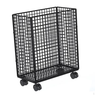 Home Gym Storage Organizer Rack with Wheels, Yoga Mat Holder for Blocks