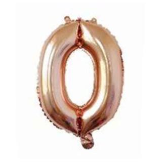 16 Inch Slim Gold Letter Aluminum Foil Balloon Bright Gold Wedding Decoration Film Balloon