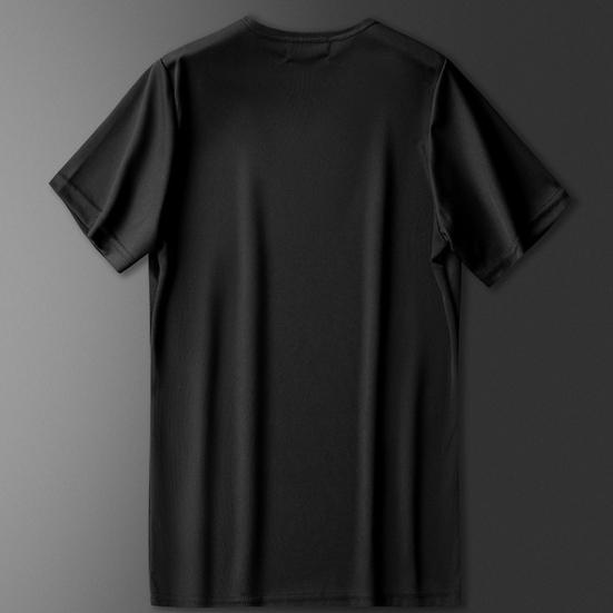 Men Pullover Breathable Quick Dry Ice Silk Mesh Loose Everyday Wearing Cotton O-neck Short Sleeve Men T-Shirt Summer Accessories