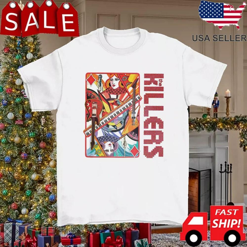 The Killers Diamonds Album 2024 Tour T Shirt Full Size S-4XL Unisex T-Shirt S