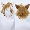 Gorou Cosplay Costume Wig Game   Blue Fox Boy Gorou Cosplay Clothes Tail Pants Wigs Halloween Costumes for Men