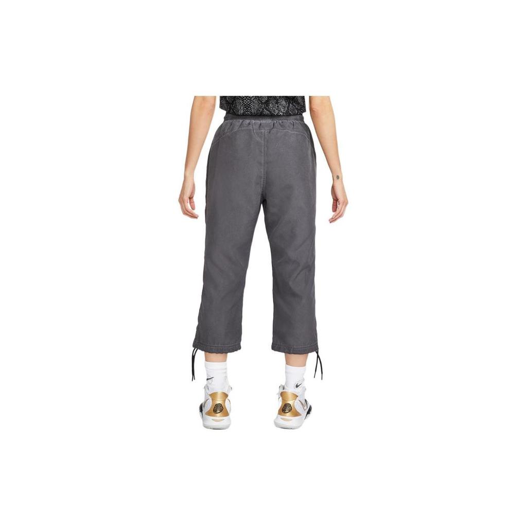 Nike Dri-FIT Solid Quick-Dry Loose Sports Pants Women Bottoms Black DH7657-010