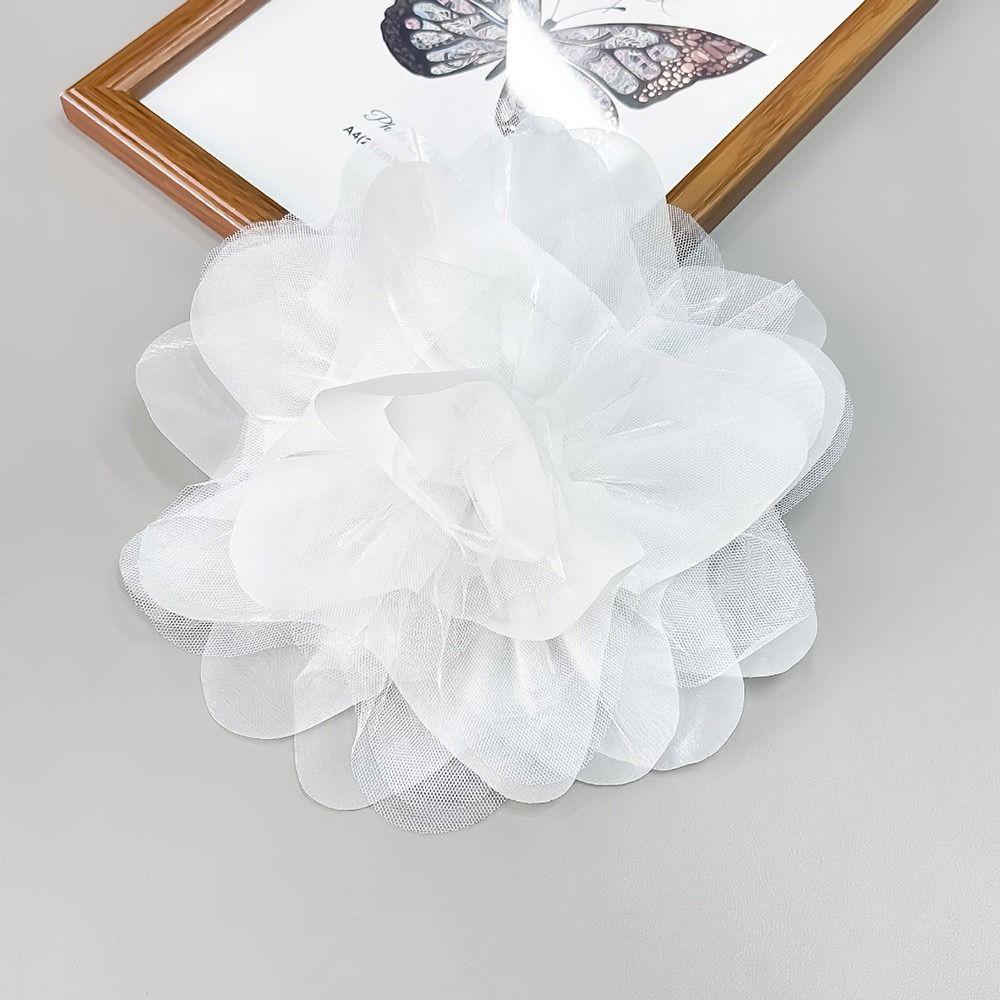 Handmade Vintage Lapel Pins Multi-layer Yarn Pin-Up Brooch for Women Girls