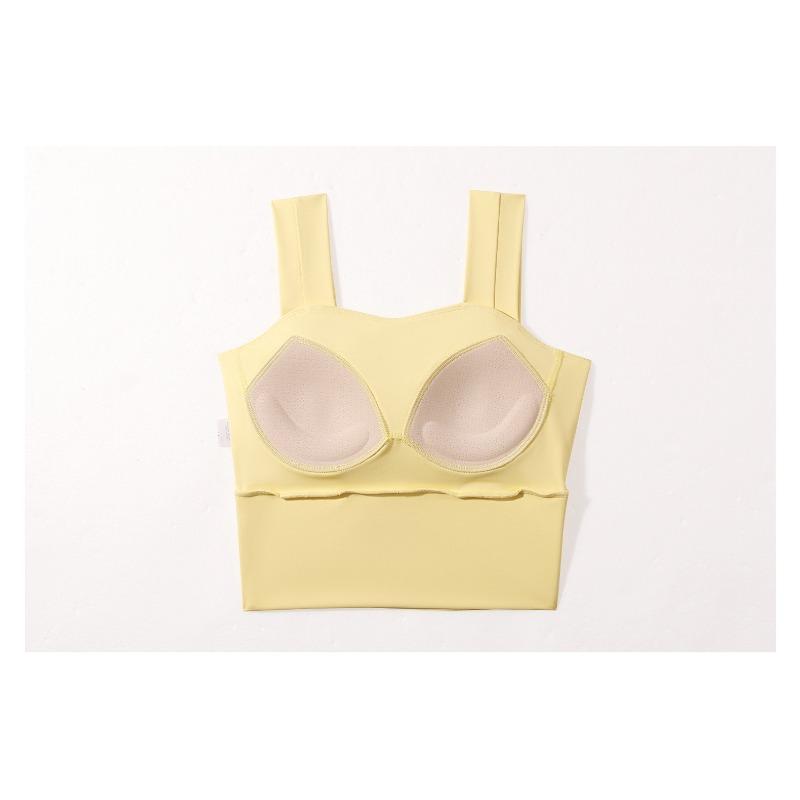 Reggiseno Sportivo con Spalline Larghe Schiena Bella Antiurto Anti-Caduta per Corsa Fitness Push Up