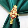 Nutcrackers Themd Metal Napkin Holders Set Of 6 Corrosions Resistant Holiday Dining Table Decorations