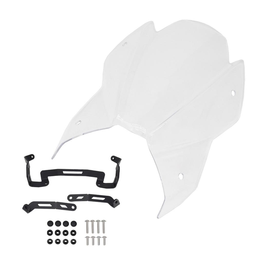 Fit for S950 Motorcycle Visor Windshield Windscreen Spoiler Air Deflector Screen Optimal Clear View Adjustable Universal