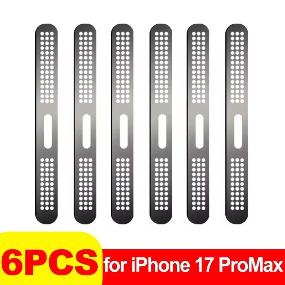 2/10PCS Metal Speaker Dust Sticker for IPhone 17 Pro Max Air 17PM 17Pro Speaker Protective Cover Mesh Dustproof Net For iPhone17