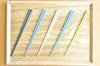 Fujisho Made in Japan Dishwasher Safe Octagonal 5 Pastel Set Pointed Tip 0824 Easy-to-Grip Chopsticks, 23cm, Colors, 5-Piece (Easy-to-Grip, &