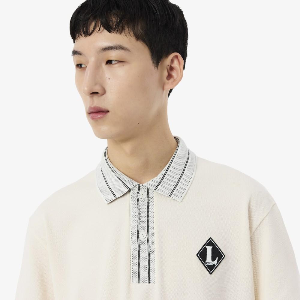 [lacoste] Men's MIF L-Logo Short-Sleeve Polo Shirt PH0719-56GXFJ