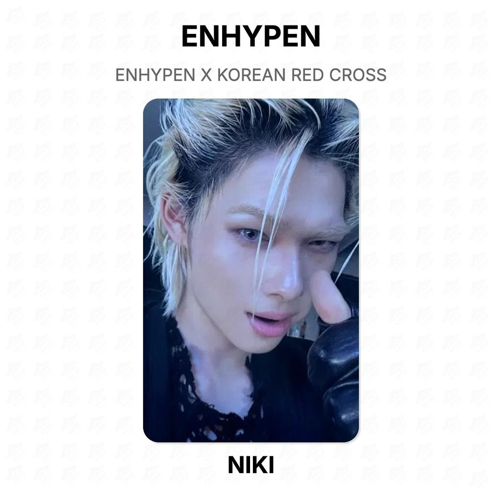 ENHYPEN X KOREANISCHER ROTKREUZ Offizielle Fotokarte