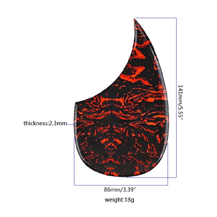 Guitar Scratch Plate Pickguard Sticker Guard Plate Cool Acoustic Guitar Parts