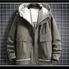 Abrigo de primavera y otoño para hombre Chaqueta con capucha informal de primavera y otoño para hombre