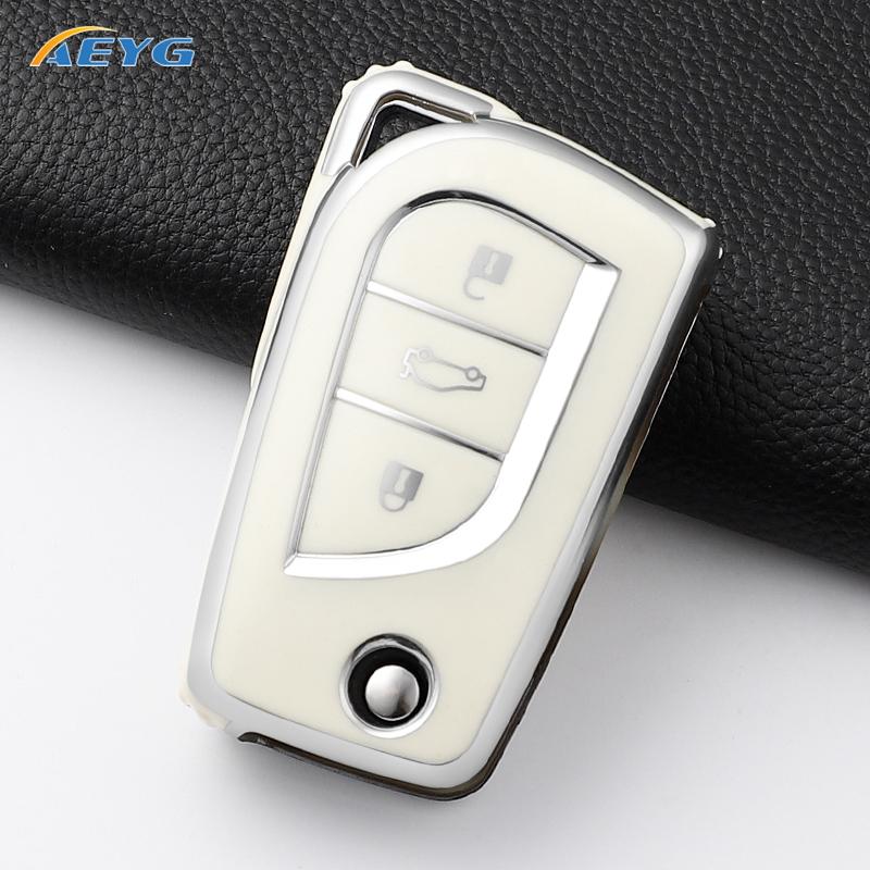 Autofernbedienung Schlüsselhülle Schale Fob Für Toyota Auris Corolla Avensis Verso Yaris Aygo Scion Tc Im Camry Rav4 Zubehör