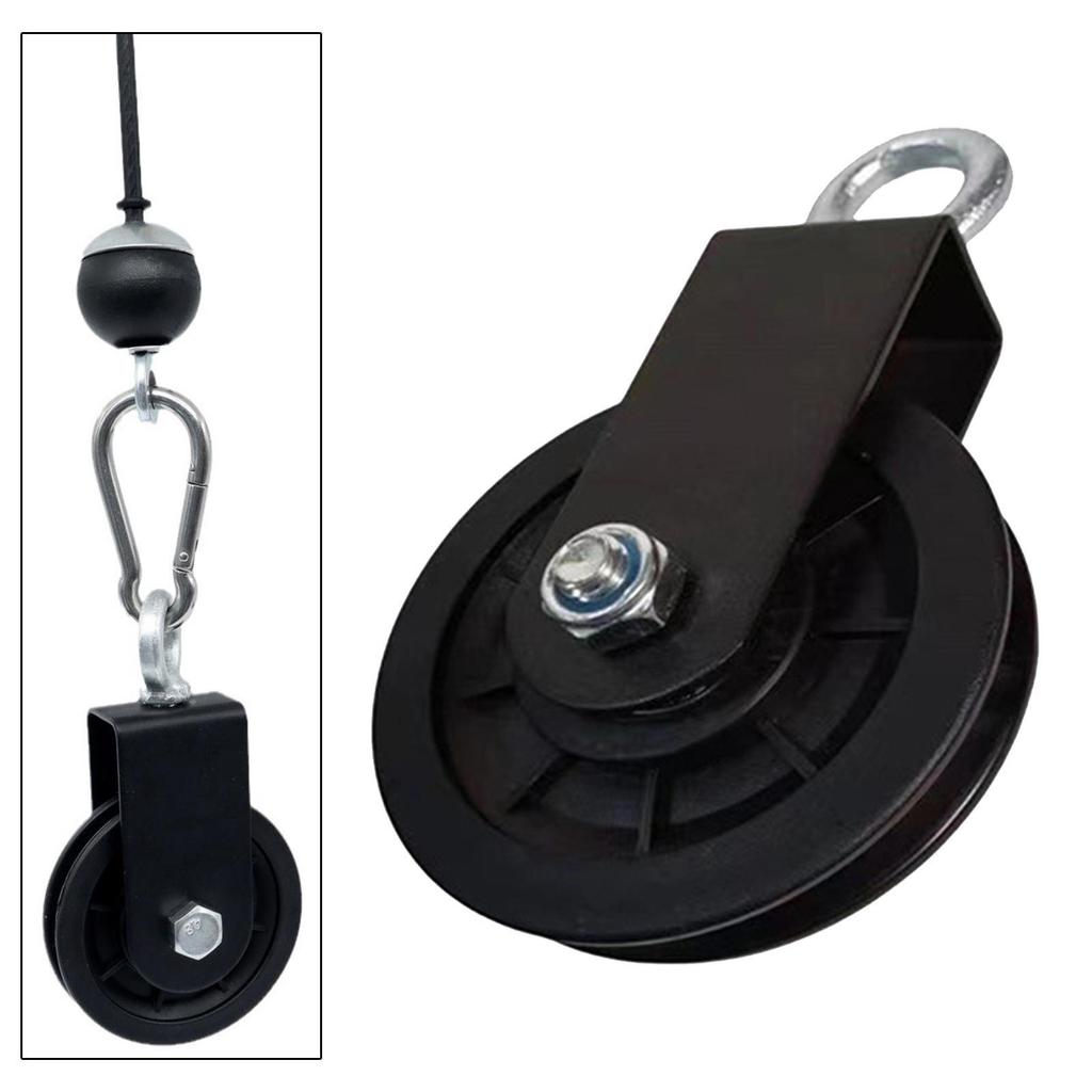 Cable Pulley Wheel Lifting System Mute Smooth Sliding Heavy Duty Pull Down