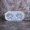 Practical Love for Cat Paw Light Bulb Silicone Molds Handmade BPA-free Easy To Release No Residue for Keychain Making Cr