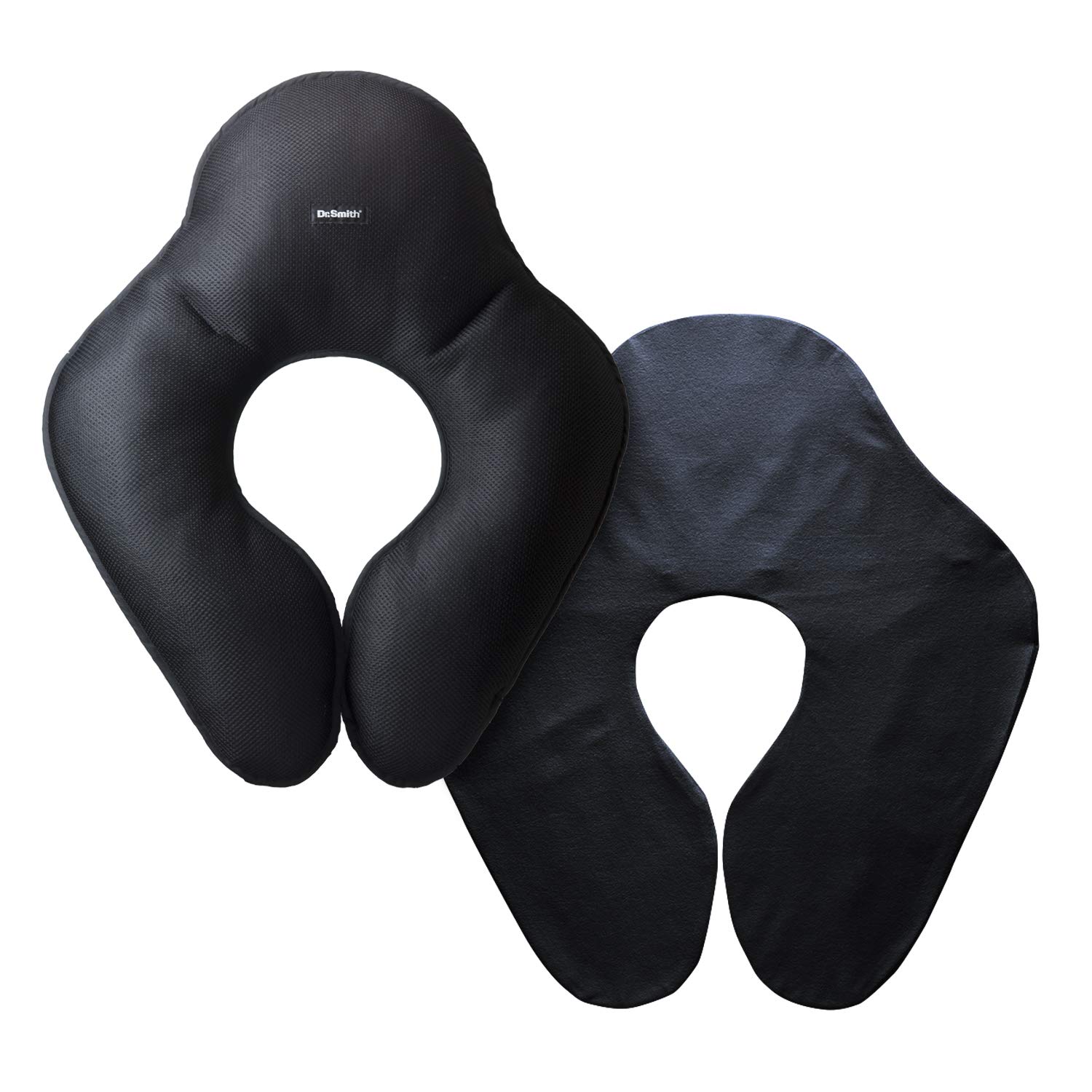 

Dr. Smith FUSERO 4 Stomach Sleeping Pillow (Pillow + Black Cover) - Prevents Snoring and Apnea, Suitable for Back and Side Sleepers