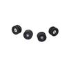 4Pcs Rubber Grommets Quick Release Base Pads Fixing Spacer for Motorcycle Trunks with Antislip Design