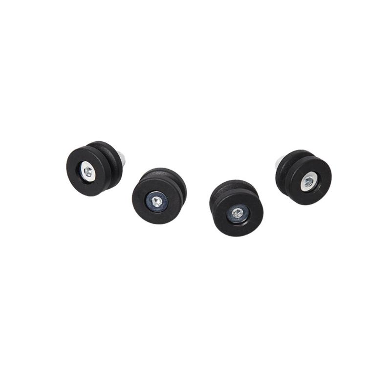 4Pcs Rubber Grommets Quick Release Base Pads Fixing Spacer for Motorcycle Trunks with Antislip Design