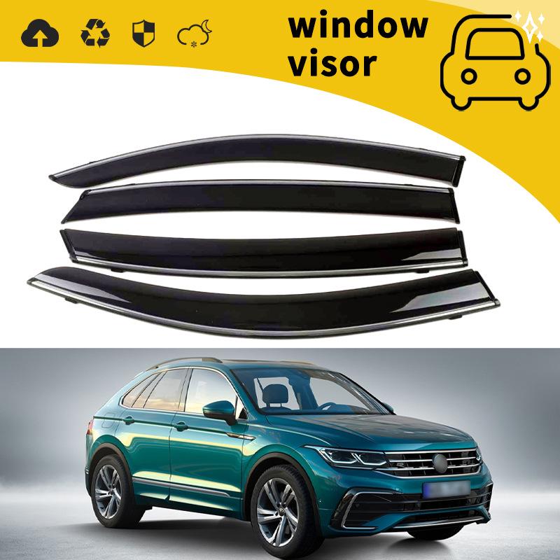 Volkswagen Tiguan (09-21) Door Rain Visor Shield - Modified Decoration
