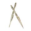 Brass Magic Pure Copper Vajra Handheld Hand Pieces Ornaments Super Long Triangular Pestle Tibetan Supplies