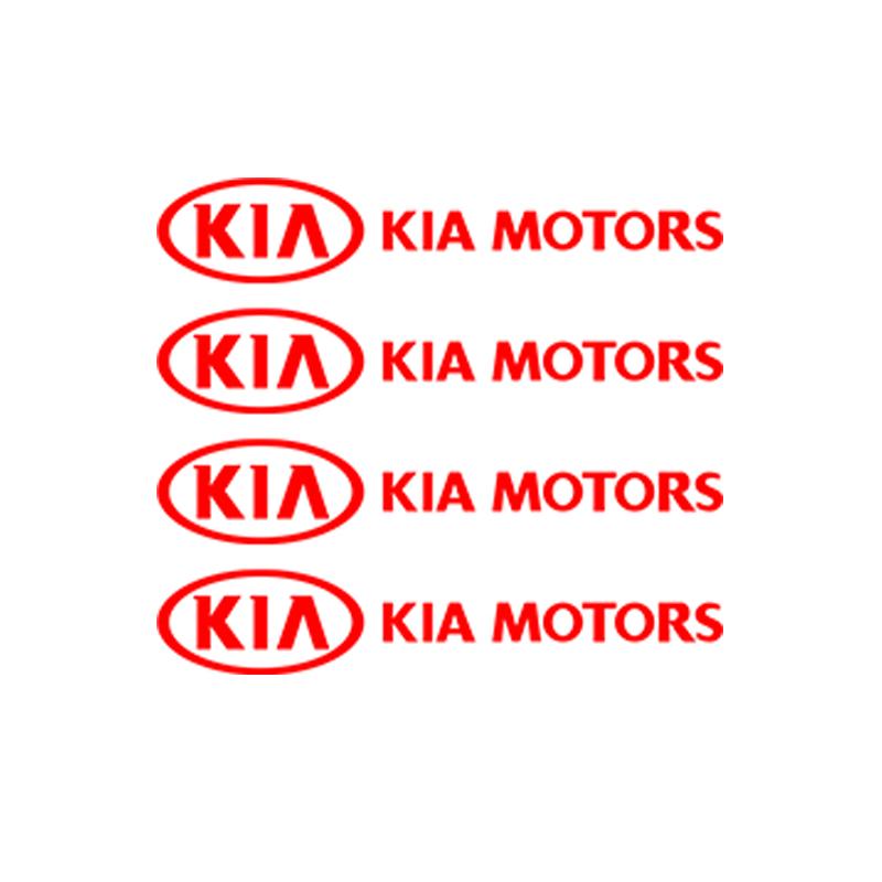4pcs Car Door Handle Window Wiper Stickers Emblem Auto Accessories For KIA k5 K6 Optima Sorento RIO Picanto Ceed KX1 K4 Sportage