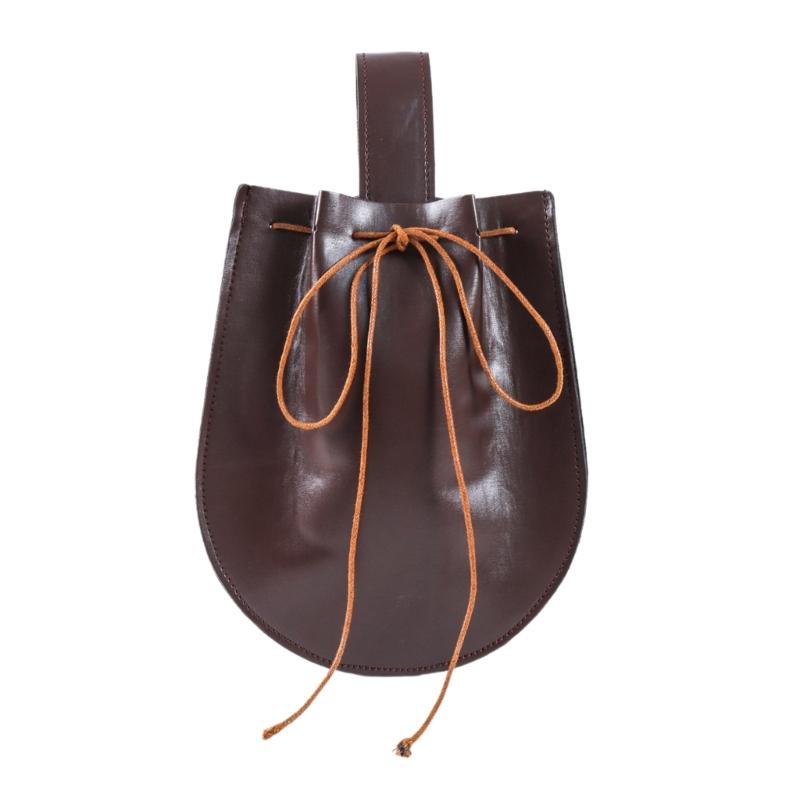 Bolsa de Cintura Embossada, Bolsas de Cintura de Couro PU Medieval