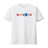 Boys R Us Colorful Print T Shirt for Kids Fashionable and Comfortable vintage Washed Casual streetwear homme