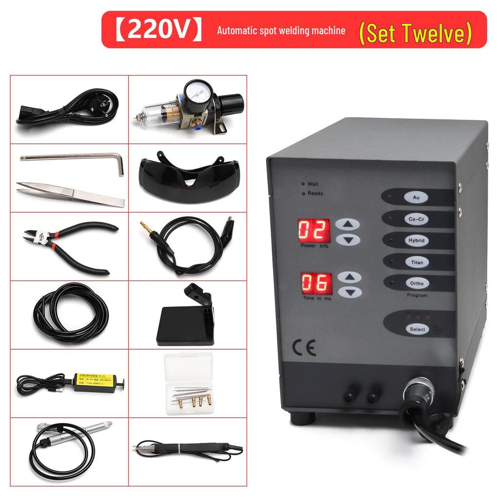 2025 High-Power Spot Welder for Dental, Orthodontic, CNC, Argon Arc, Gold, Silver, Jewelry, Necklace Welding