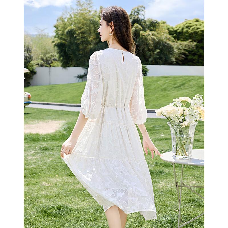 Si Shui Nian Hua Elegant Petite A-Line Summer Dress