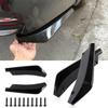 Universal Retrofit Car Rear Bumper Carbon Fiber Lip Diffuser Splitter Spoiler Scratch Protector Rear Corner Rear Llip Spoiler