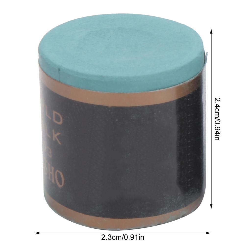 2Pcs Billiard Cue Tips Chalk NoSlip Pool Table Stick Chalk Billiard Accessories(Blue )