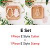 Happy Easter Blessing Words Fondant Icing Cookie Cutter Mold Easter Party Dessert Decor Embossing Stamp Househeld Baking Tool