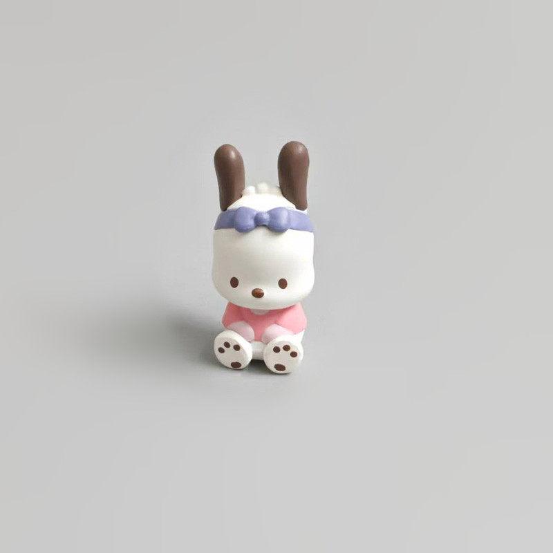 Characters Cos Rabbit Usahana Pochacco Purin   Gifts Plaything For Kids Model Anime Figurine Collect Ornaments
