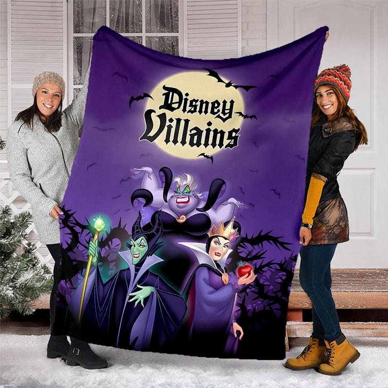 1pc Villains1 Theme Blanket - Digital Print, Polyester, Cozy for All Seasons, Perfect for Outdoor, and Travel