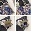 Canvas Bags For Women Shoulder Bag Retro Casual Tote Handbags Ethnic Style Large Capacity Hand Bags Japanese Style Student Bag