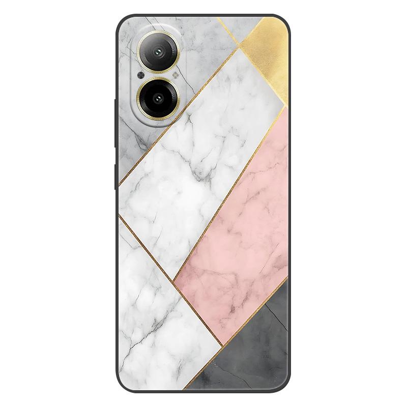 Pro Realme C67 4G C65 Pouzdro Mramorové Měkký Matný Silikonový Zadní Kryt Pro Realme C53 C55 Celé Tělo Telefonu RealmeC67 Coque Fundas